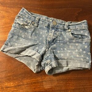 Tractor Floral Denim little Girl Jeans Sz 5
